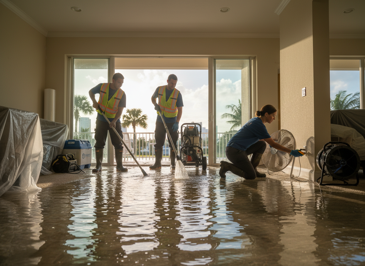 water damage restoration in Miami Beach